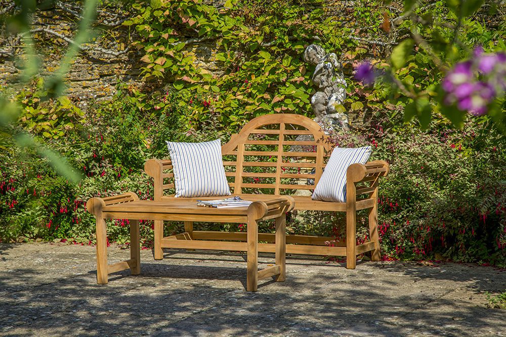 Lutyens bench teak
